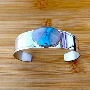 $138 Jay King Sterling Silver Estate Cuff  Marked DRT 925 China